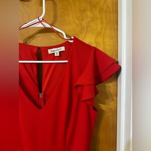 Francesca’s Red Jumpsuit